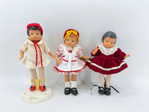 Effanbee vinyl dolls lot 3 - effanbee,